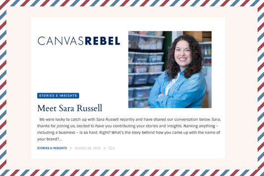 Canvas Rebel Article: Meet Sara Russell