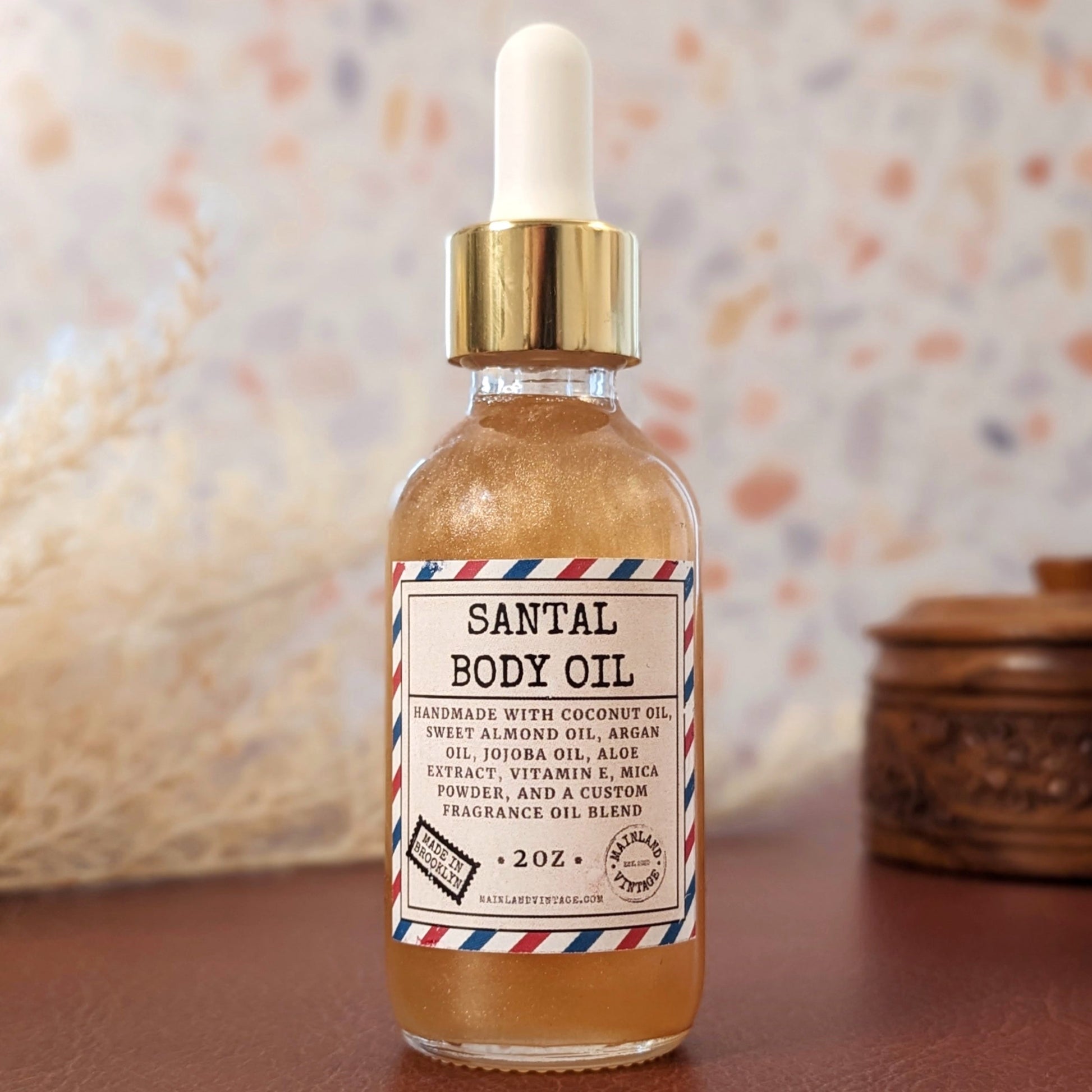 Santal Body Oil - Mainland Vintage LLC.