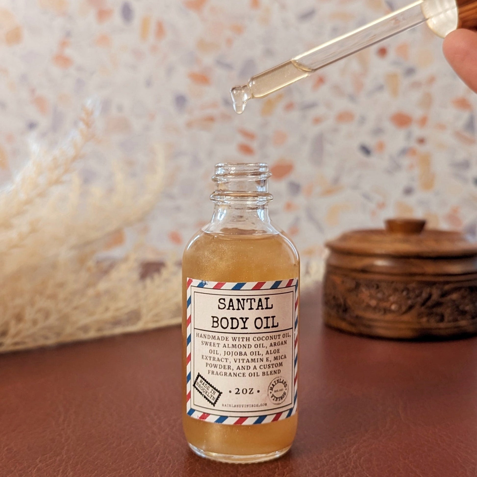 Santal Body Oil - Mainland Vintage LLC.