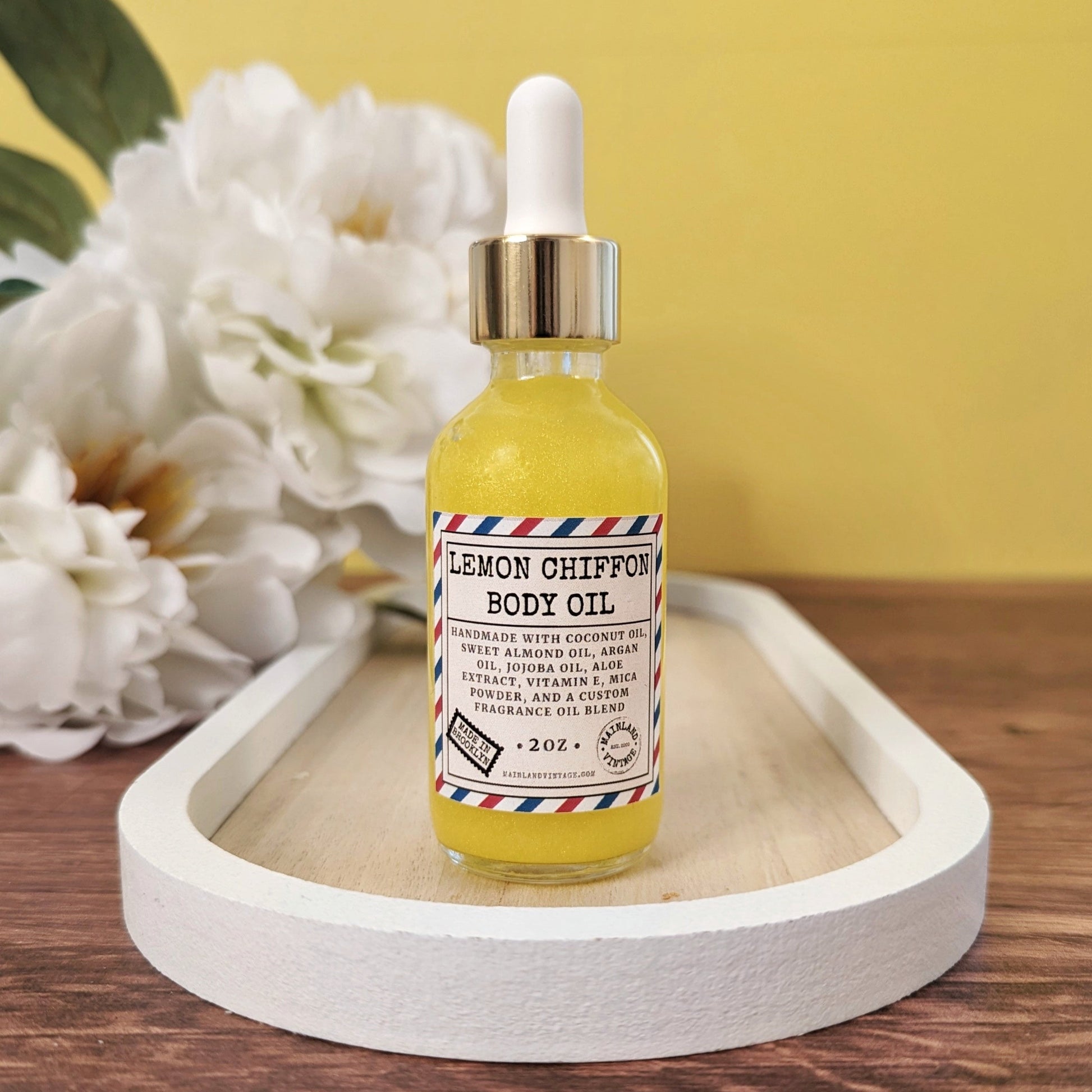 Lemon Chiffon Body Oil - Mainland Vintage LLC.