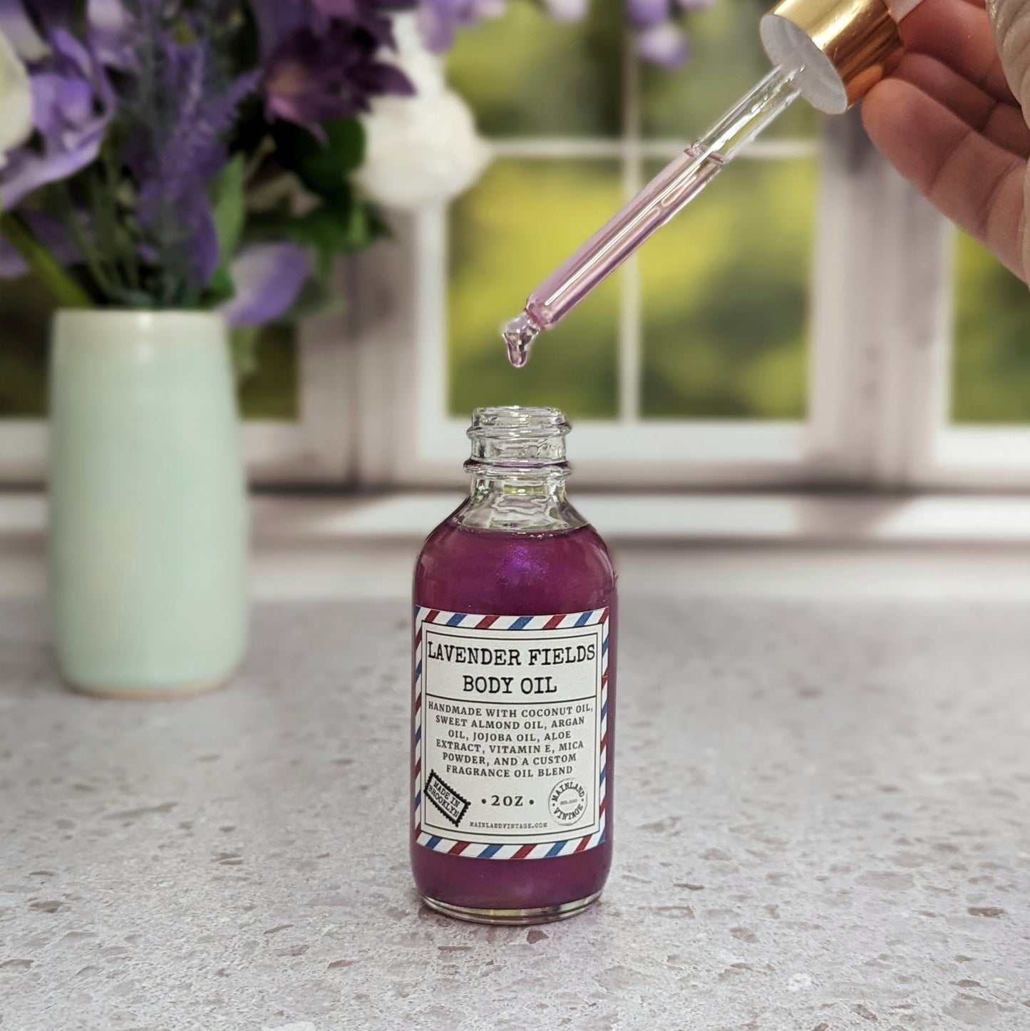 Lavender Fields Body Oil - Mainland Vintage LLC.