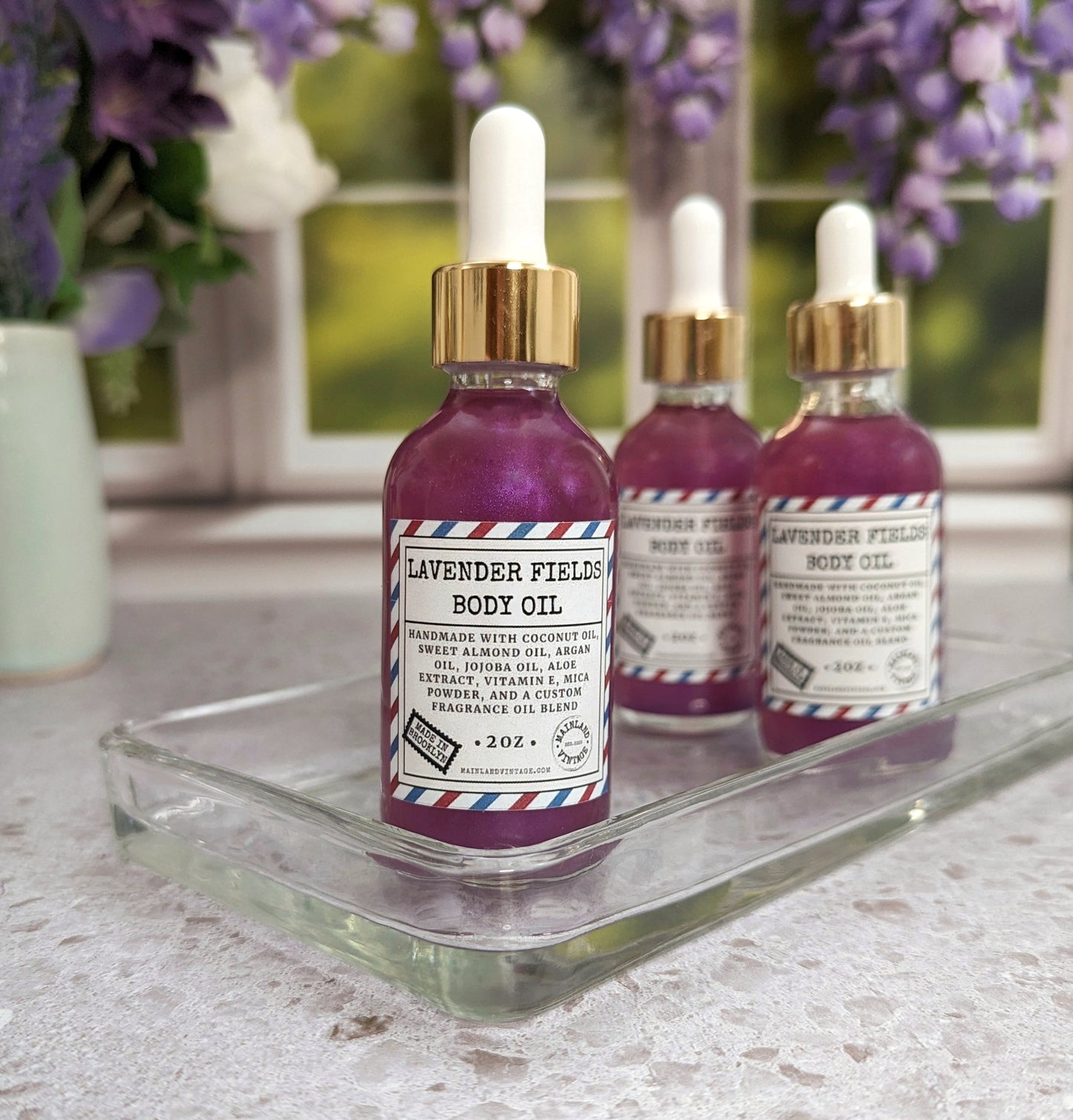 Lavender Fields Body Oil - Mainland Vintage LLC.