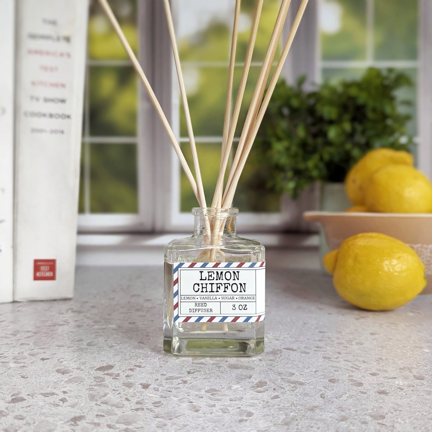 Lemon Chiffon Reed Diffuser - Mainland Vintage LLC.