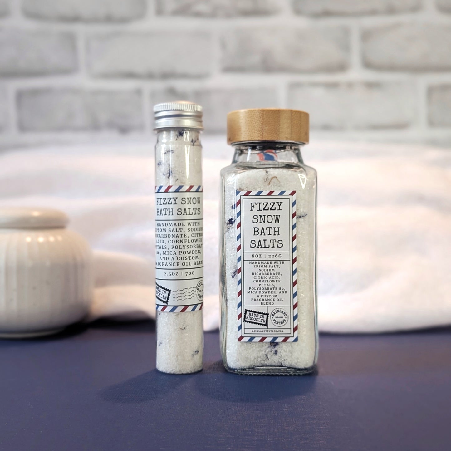 Fizzy Snow Bath Salts - Mainland Vintage LLC.