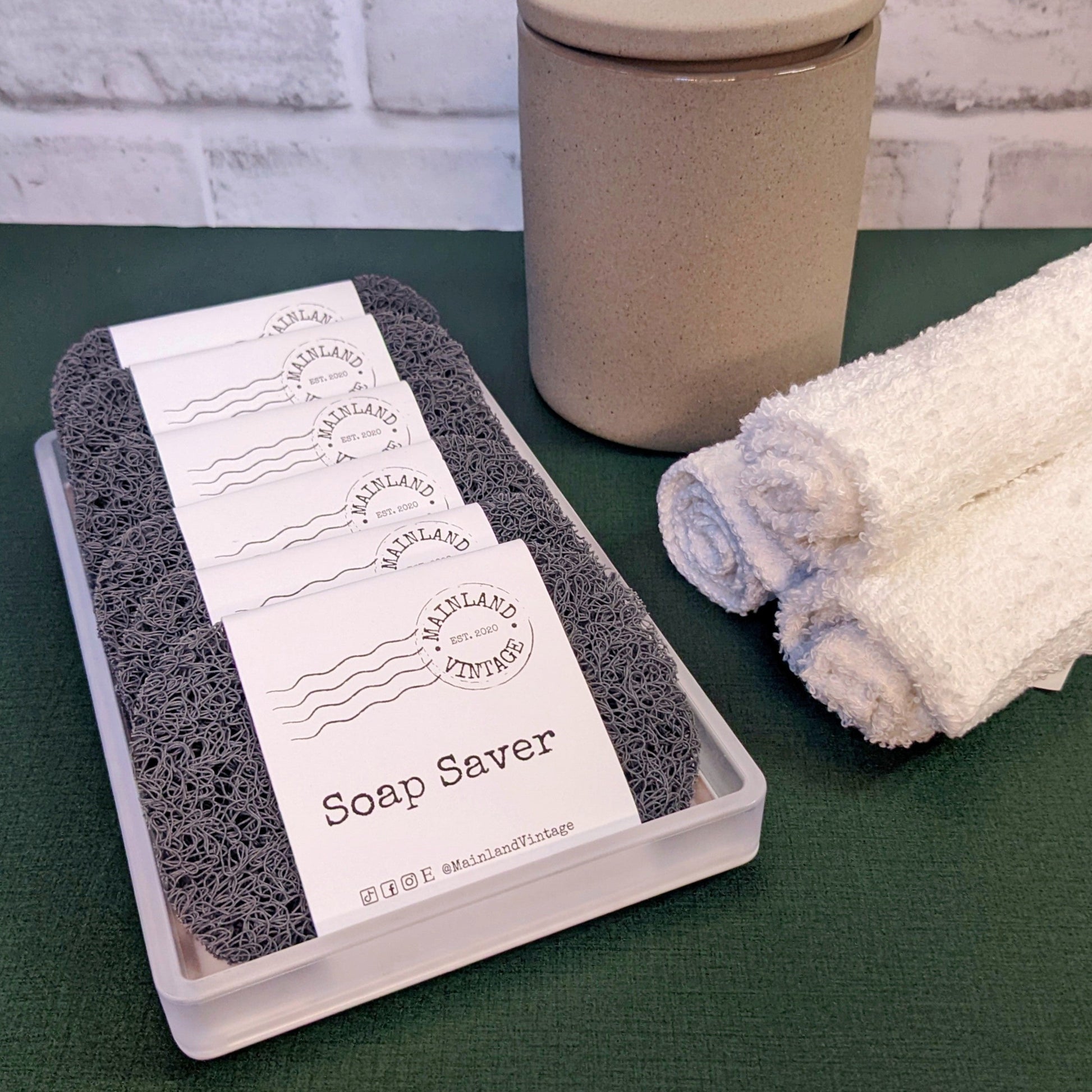 Bioplastic Soap Saver - Mainland Vintage LLC.