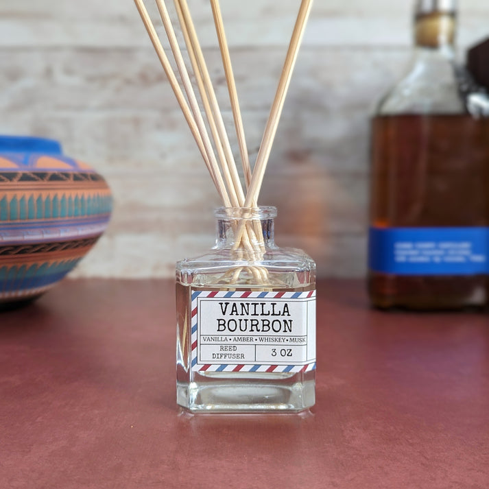 Vanilla Bourbon Reed Diffuser – Mainland Vintage LLC.